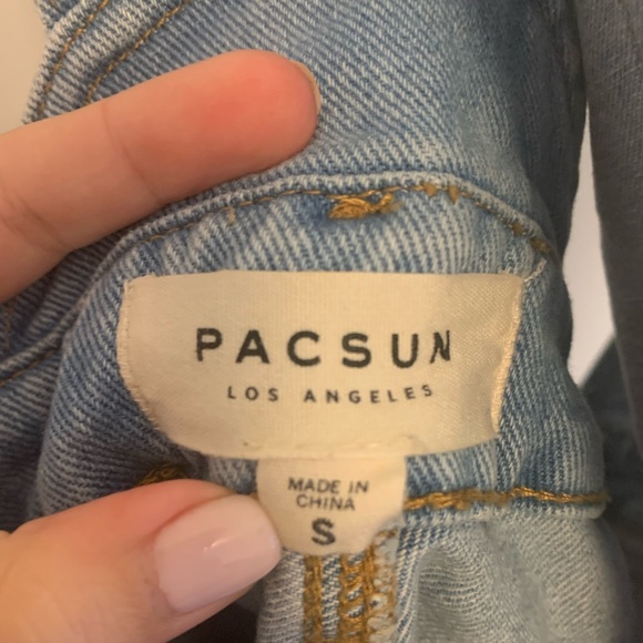 Denim Short Overalls - Picture 3 of 3